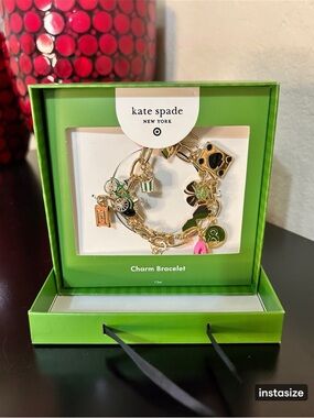 Kate Spade x Target NIB Mixed Novelty Chunky Charm Bracelet